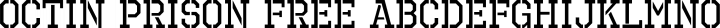 Octin Prison Free Regular free font